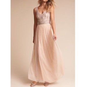 Anthro BHLDN Sterling Dress OYSTER NWOT - Size 6